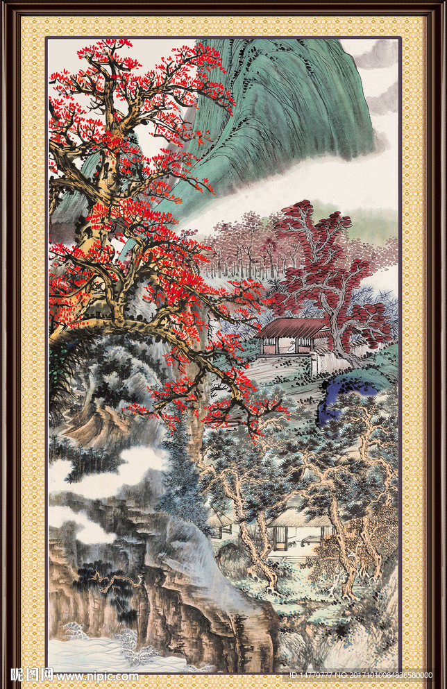 国画梅花