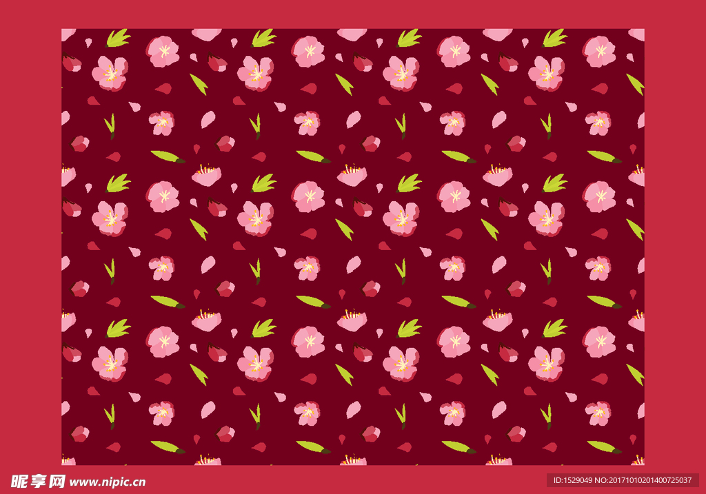 樱花花纹