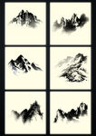 山水素材