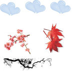 花朵树叶子图片