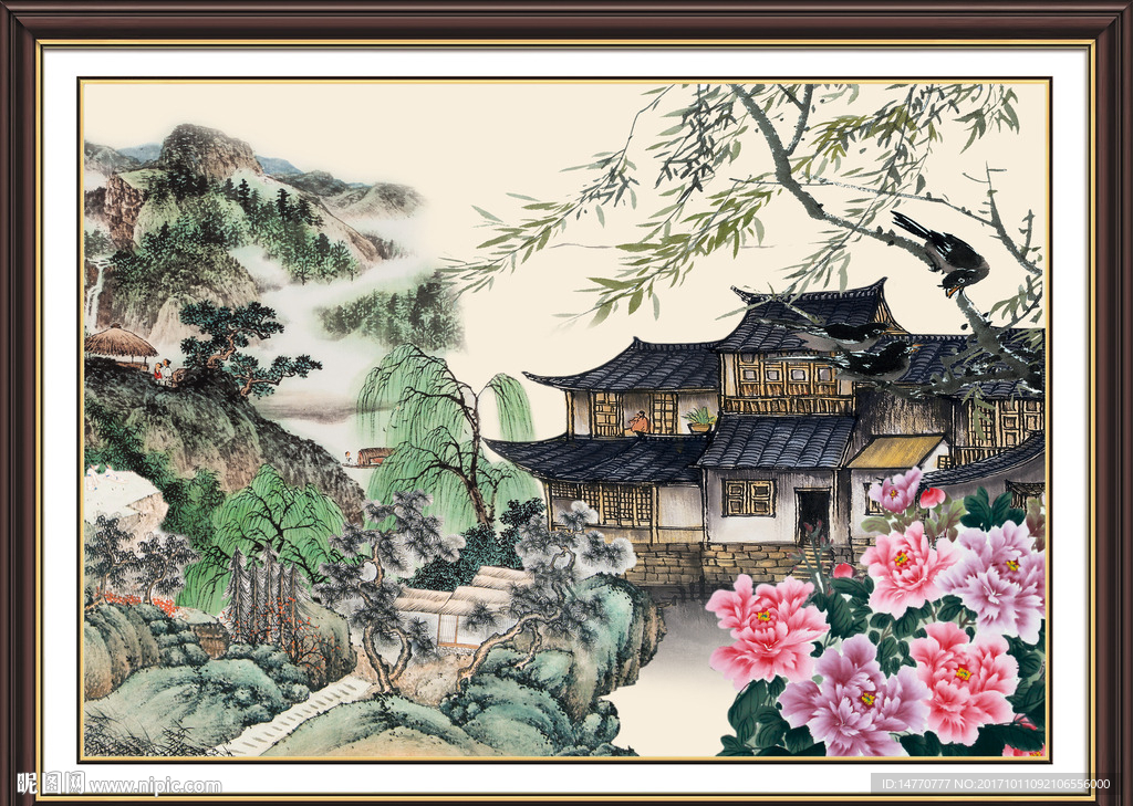 风景江南图