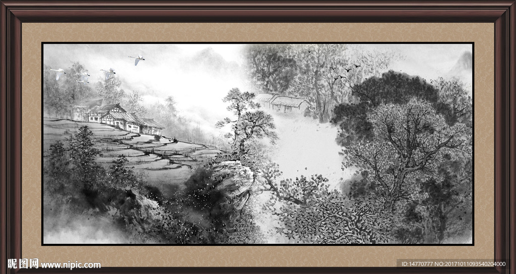 水墨山水