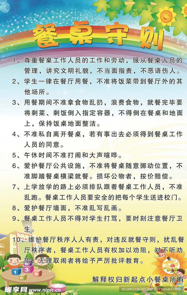 餐桌守则