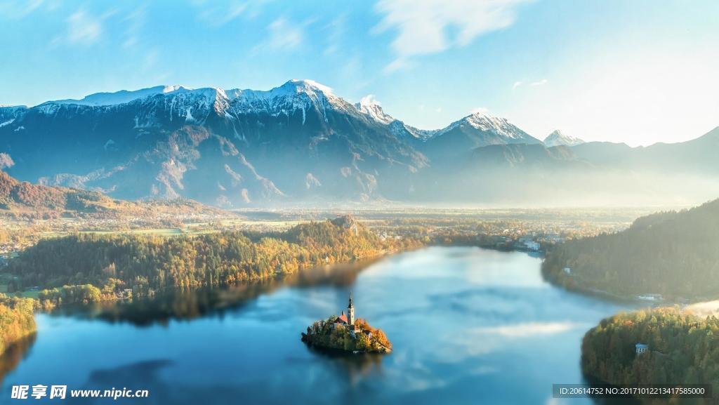 湖泊美景