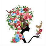 插画美女