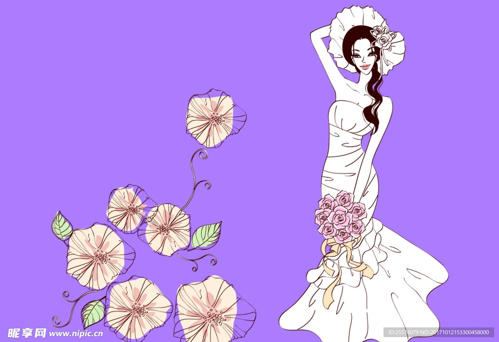婚礼新娘素材