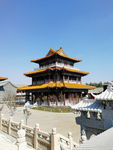 长春北湖湿地公园万寿寺