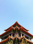 长春北湖湿地公园万寿寺
