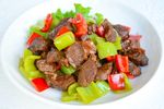 双椒炒牛肉