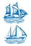航海元素海报矢量图下载