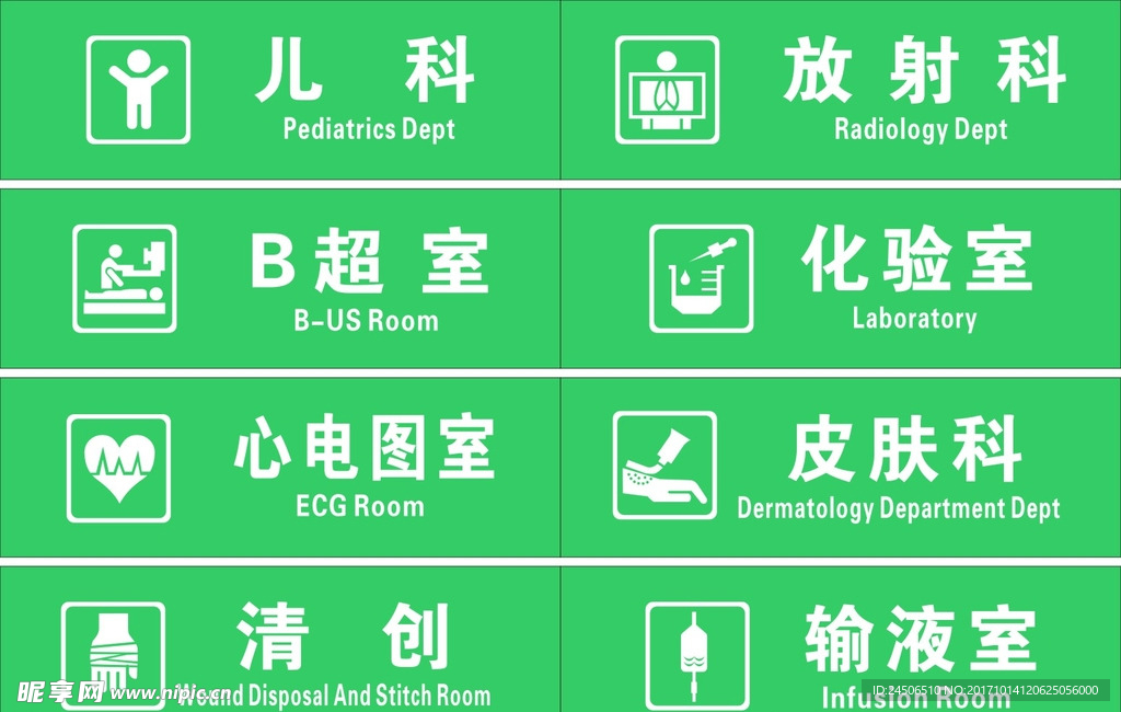 医院科室牌