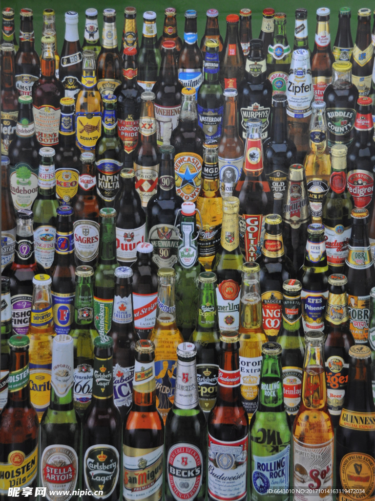 进口精酿德国啤酒背景摄影