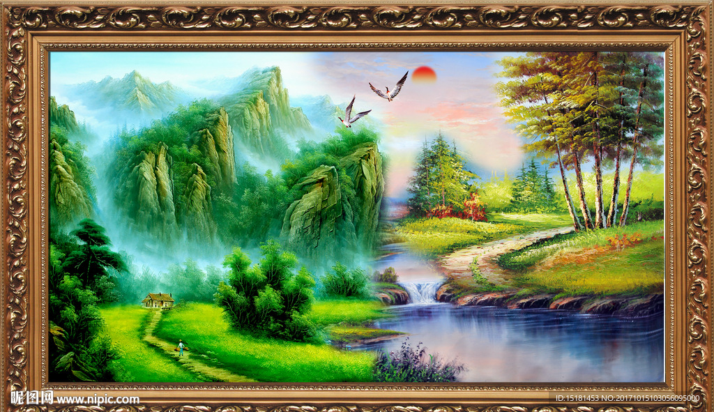 油画风景