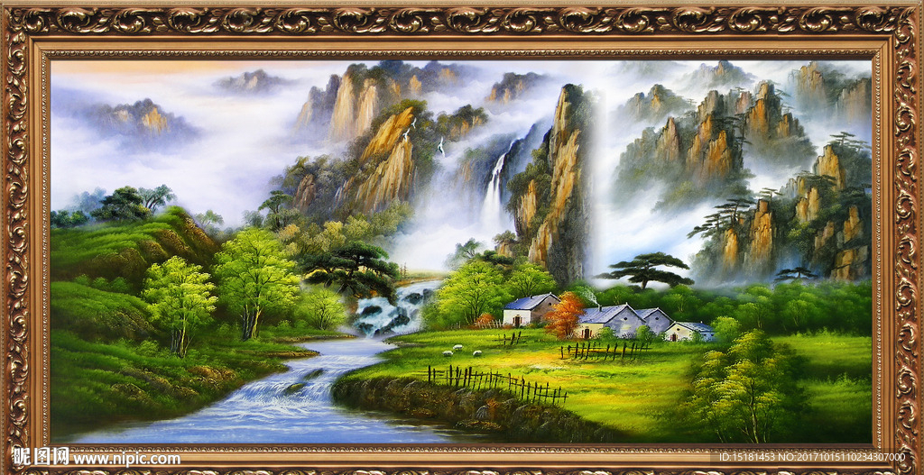 油画风景