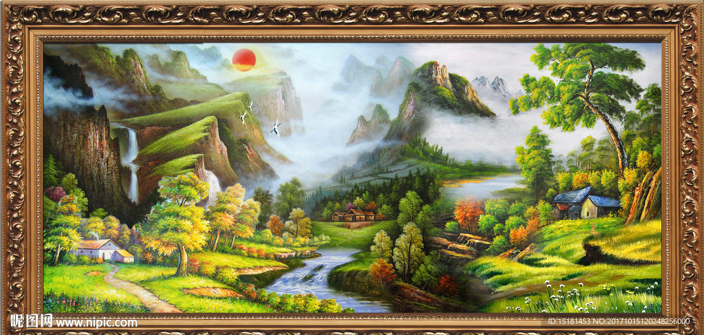 油画风景