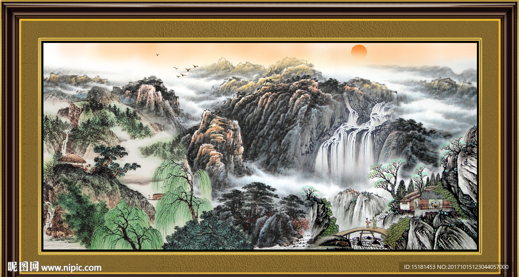 国画山水