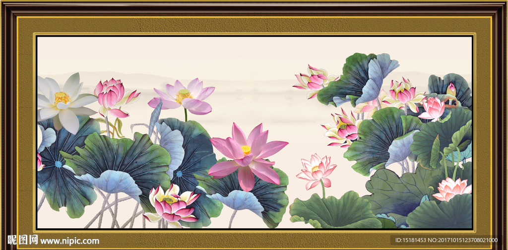 荷花图