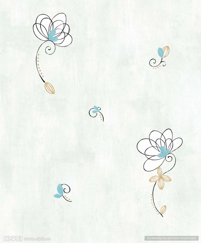 现代小花