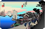 珍贵日本浮世绘矢量图