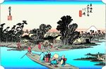 珍贵日本浮世绘矢量图