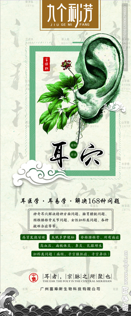 耳穴展架