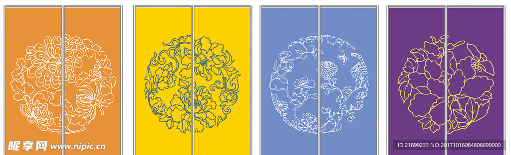 花纹移门图案