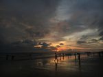海边日落