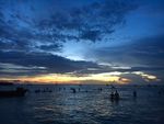 海边日落