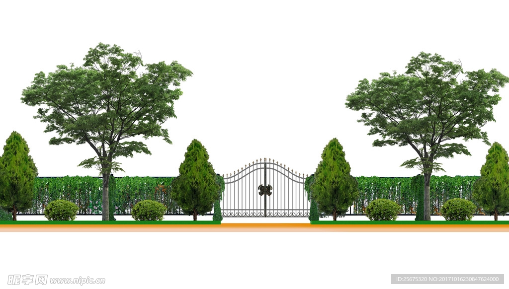 小区立面效果图