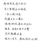 张嘉书法 硬笔1