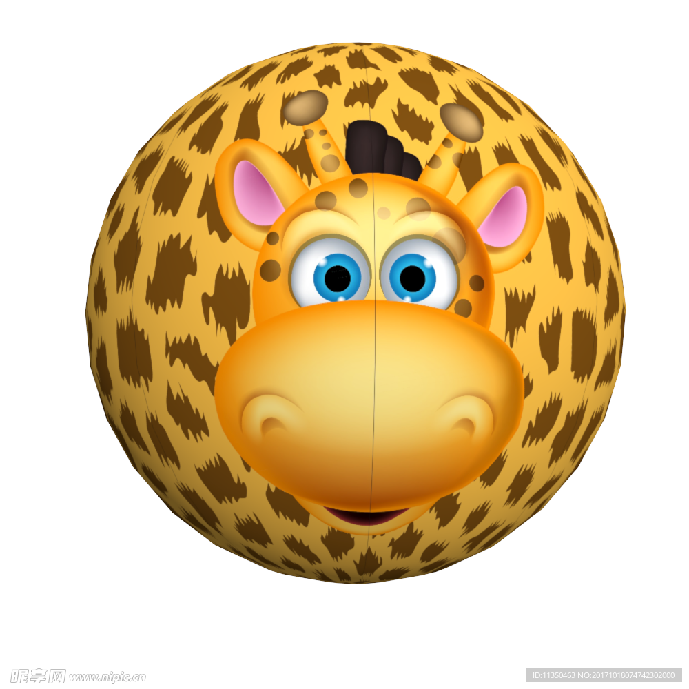 动物皮纹球 气模 气球