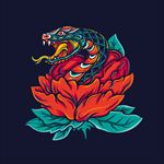 植物 花纹 图案 复古 抽象