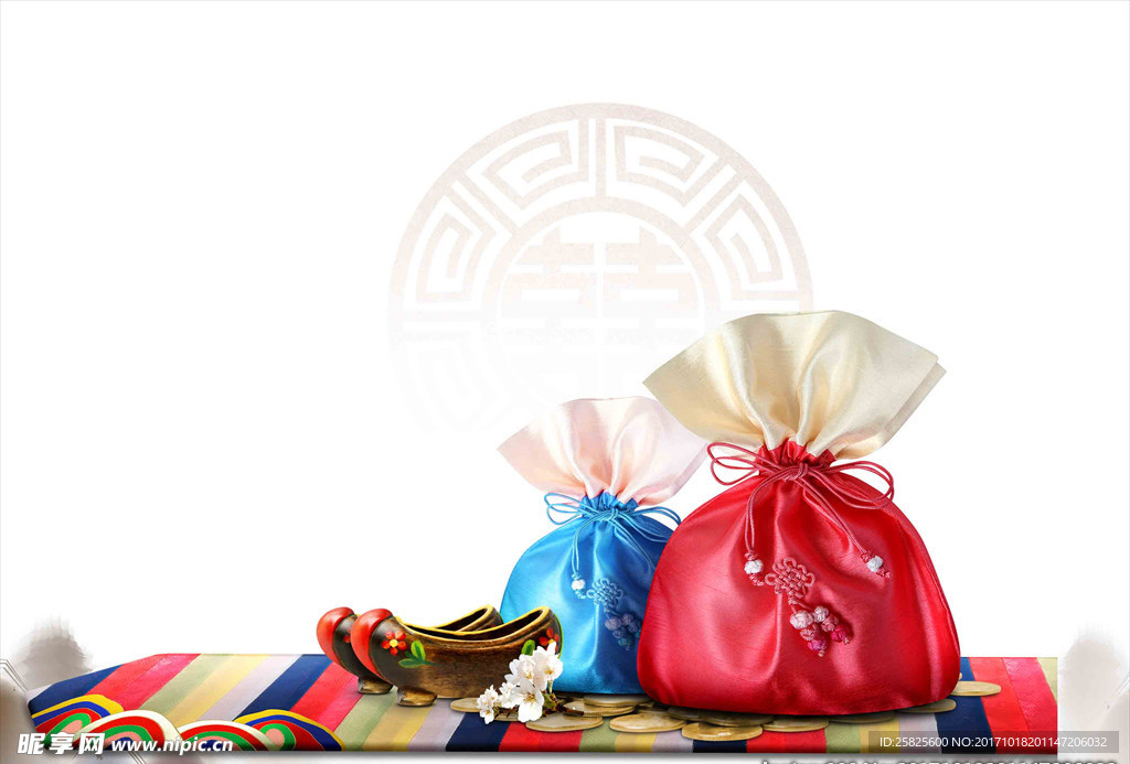 中国风礼包素材