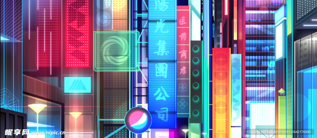 城市夜景