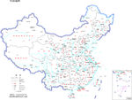 1:1600万中国地图