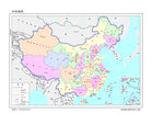 中国地图1:2200万