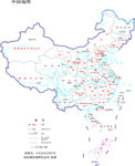 1:3000万中国地图