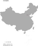 中国地图1:4200万