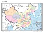 1:4800万中国地图