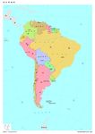 1:2500万南美洲地图