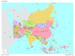 1:3530万亚洲地图