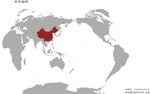 世界地图1:2.5亿