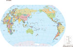 世界地形图1:1亿