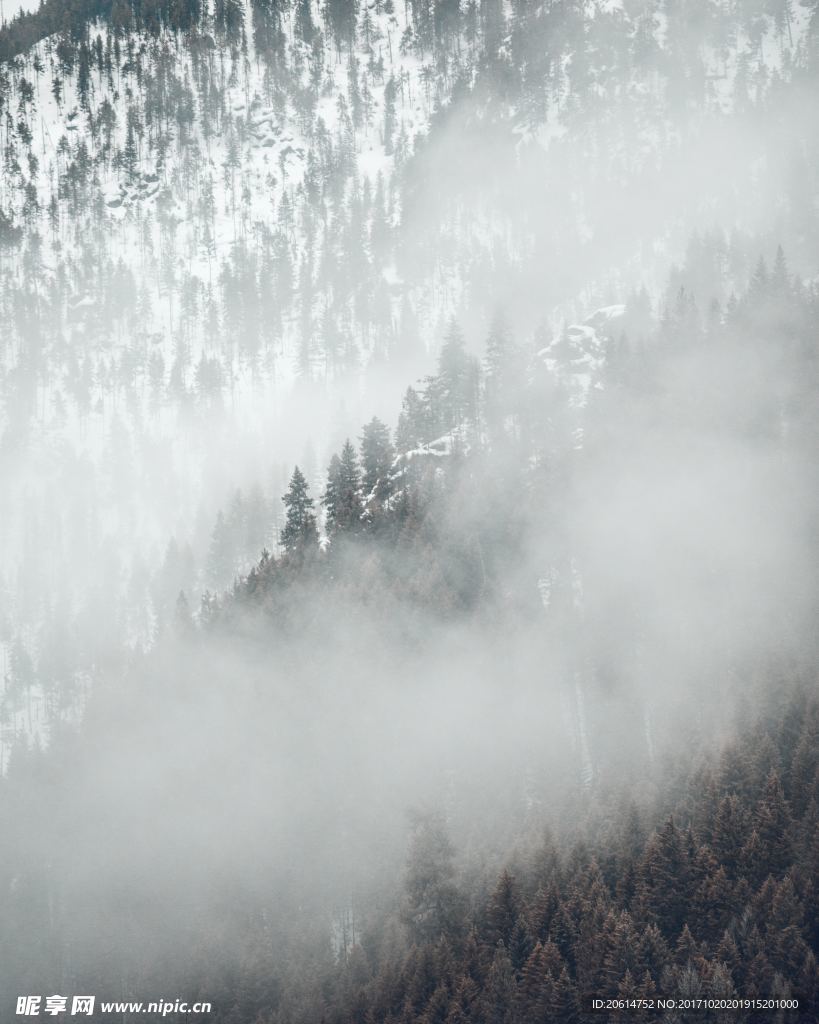 雪山美景