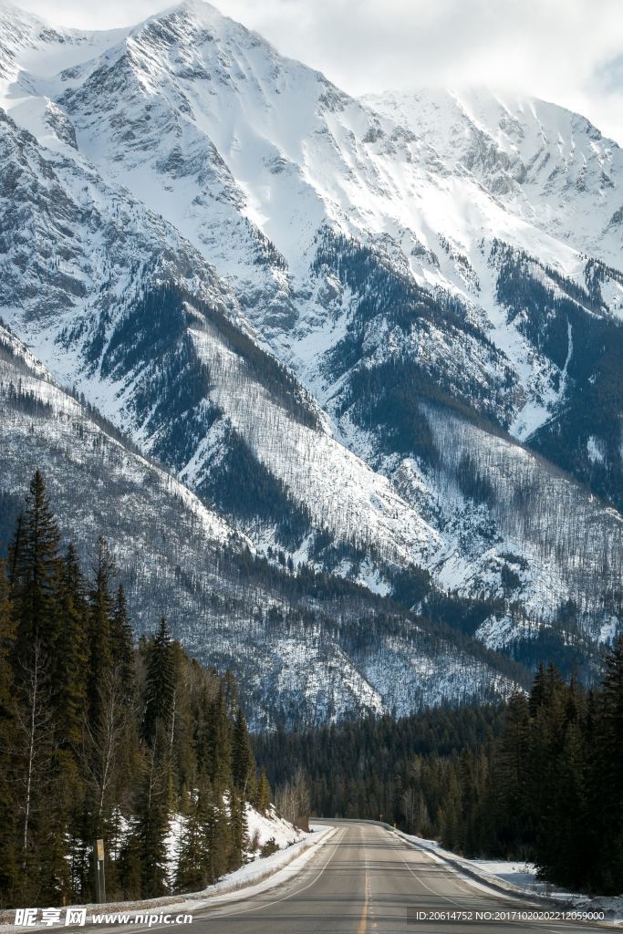 雪山美景