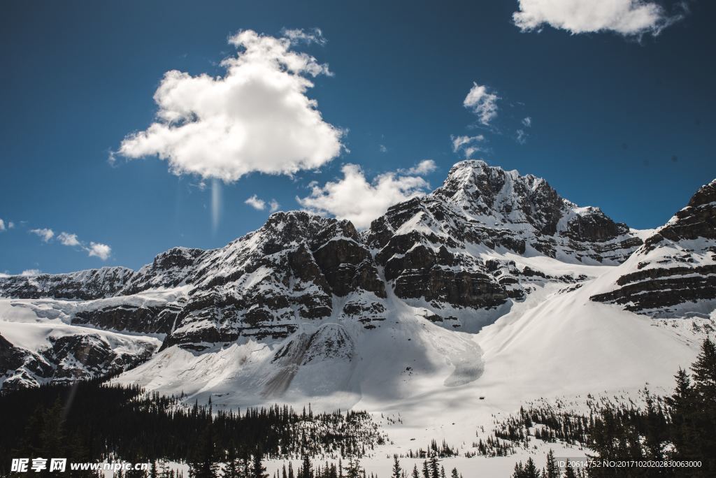 壮丽的雪山