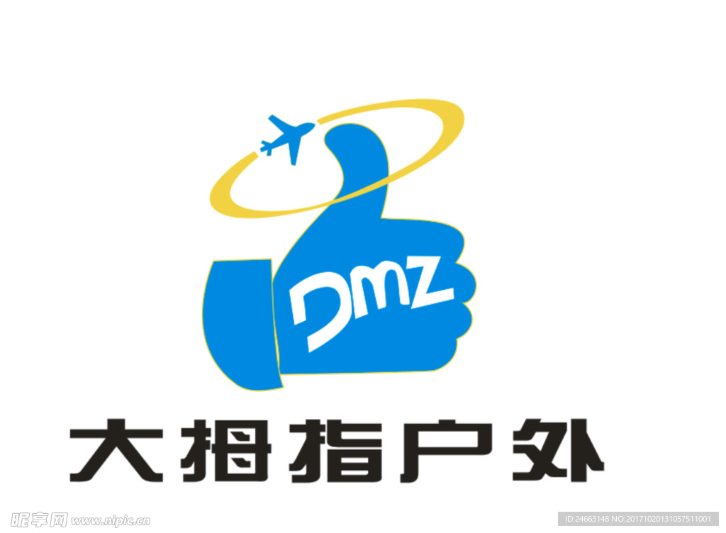 大拇指户外 logo