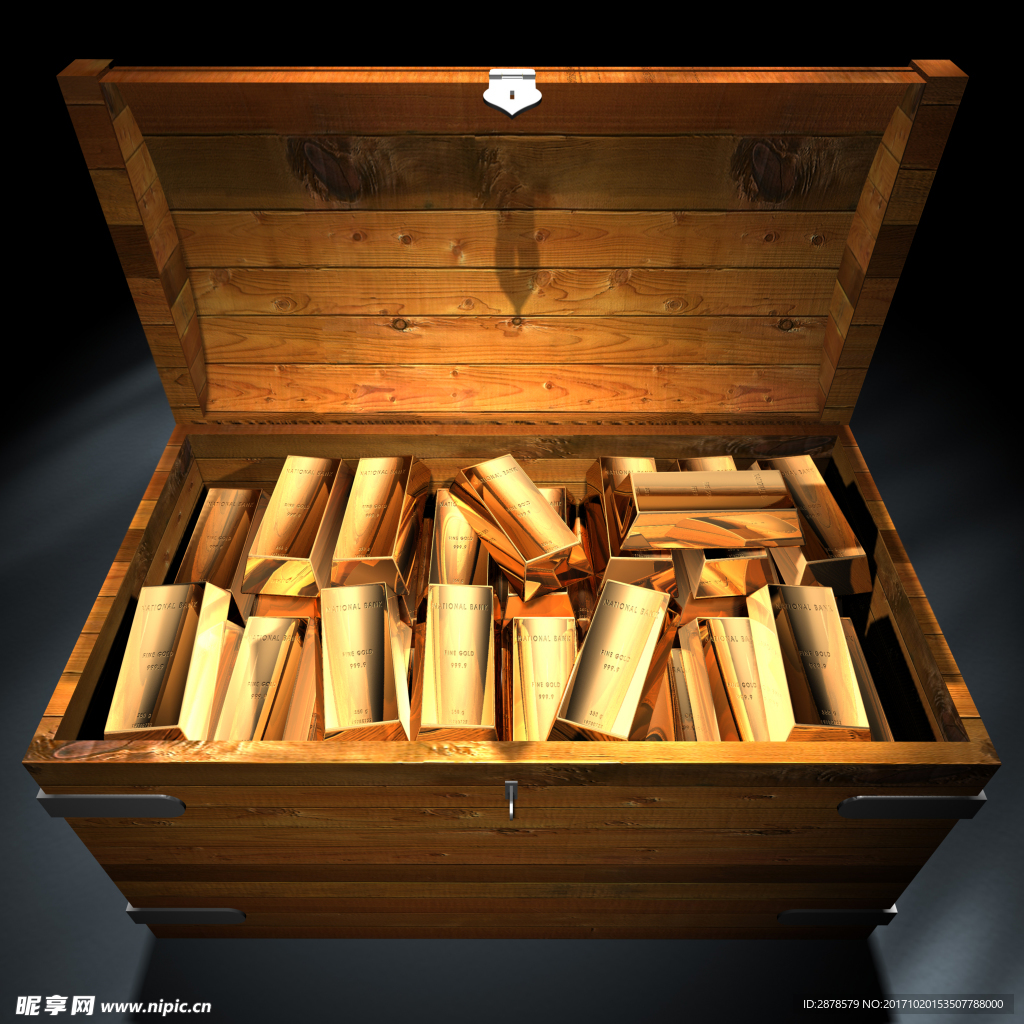金条  满箱黄金