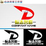 D字母logo