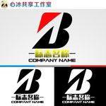 B字母logo